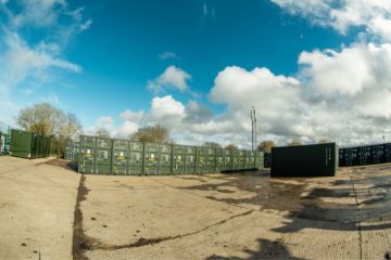 Containers at Leighton Buzzard